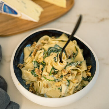 Bildmotiv für CAMBOZOLA mit Tagliatelle Spinat