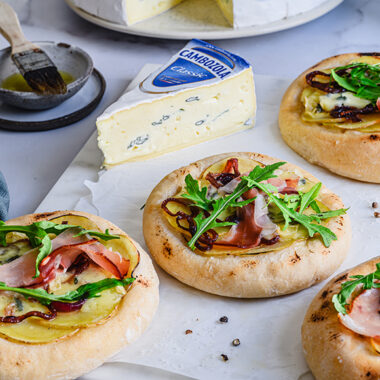 Bildmotiv für Knuspriger Kartoffelfladen mit CAMBOZOLA